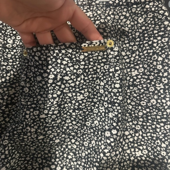 MICHAEL Michael Kors Black and White Straight Leg Pants - Picture 5 of 6